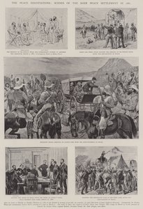 Fredsforhandlingene, scener fra Boeres fredsoppgjør i 1881